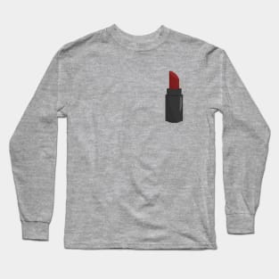 Red Lipstick Long Sleeve T-Shirt